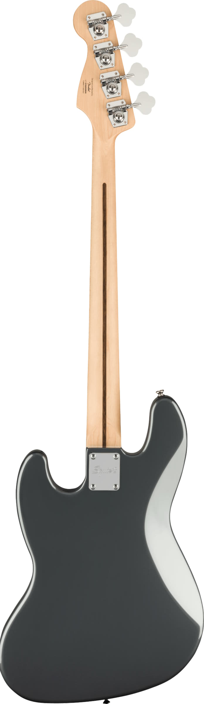 Fender SQUIER Affinity Jazz Bass LRL Charcoal Frost Metallic бас-гитара, цвет серый металлик
