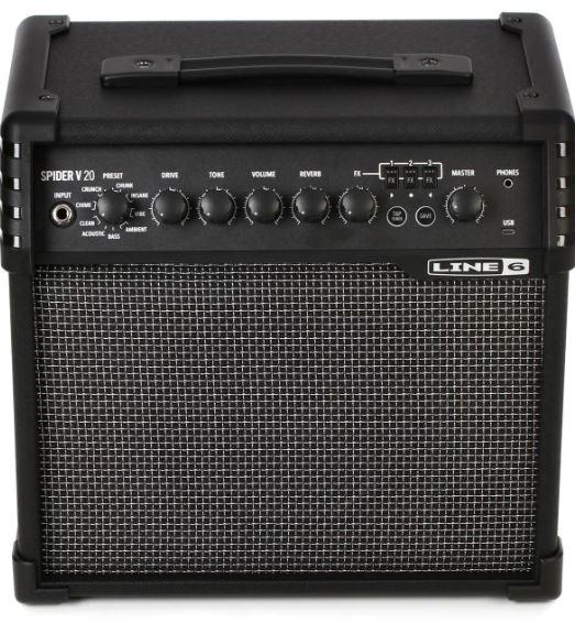 Line 6 Spider V 20 моделирующий гитарный комбоусилитель 20 Вт