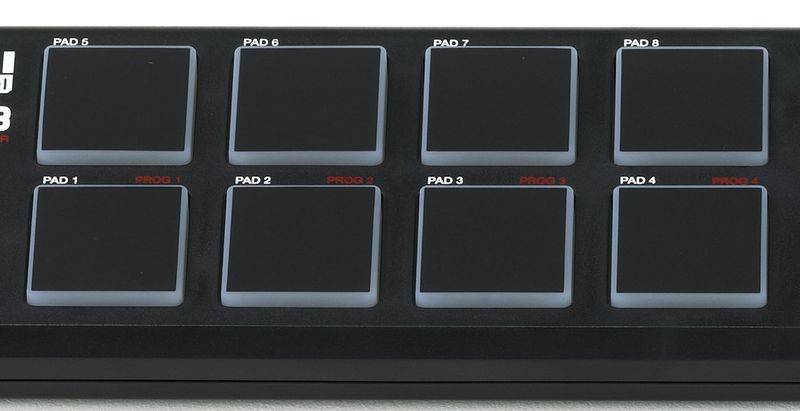 Akai PRO LPD8 портативный USB/MIDI-контроллер, 8 чувствительных пэдов, 8 регуляторов Q-Link