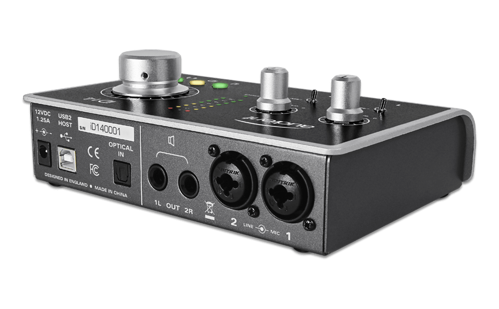 Audient iD14 профессиональный студийный USB-аудиоинтерфейс 10х4
