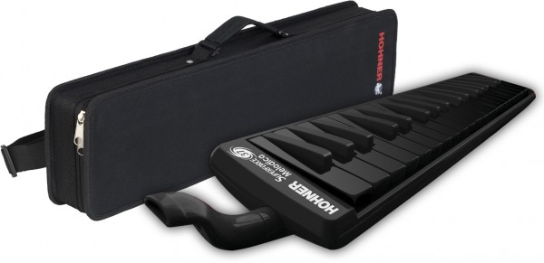 Hohner Superforce 37 духовая мелодика 37 клавиш, медные язычки, пластиковый корпус, цвет черный