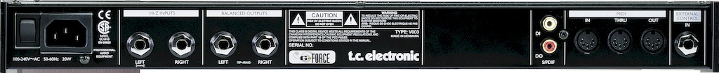 TC Electronic G-Force  Процессор эффектов для гитары