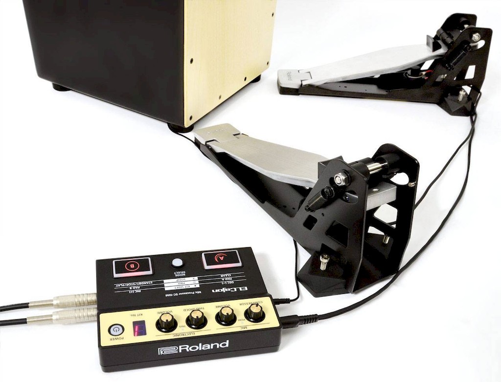 Roland EC-10M микрофон и звуковой модуль для кахона