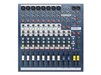 Soundcraft EFX12 микшерная консоль со встроенными эффектами, 12 моноканалов + 2 стерео-канала