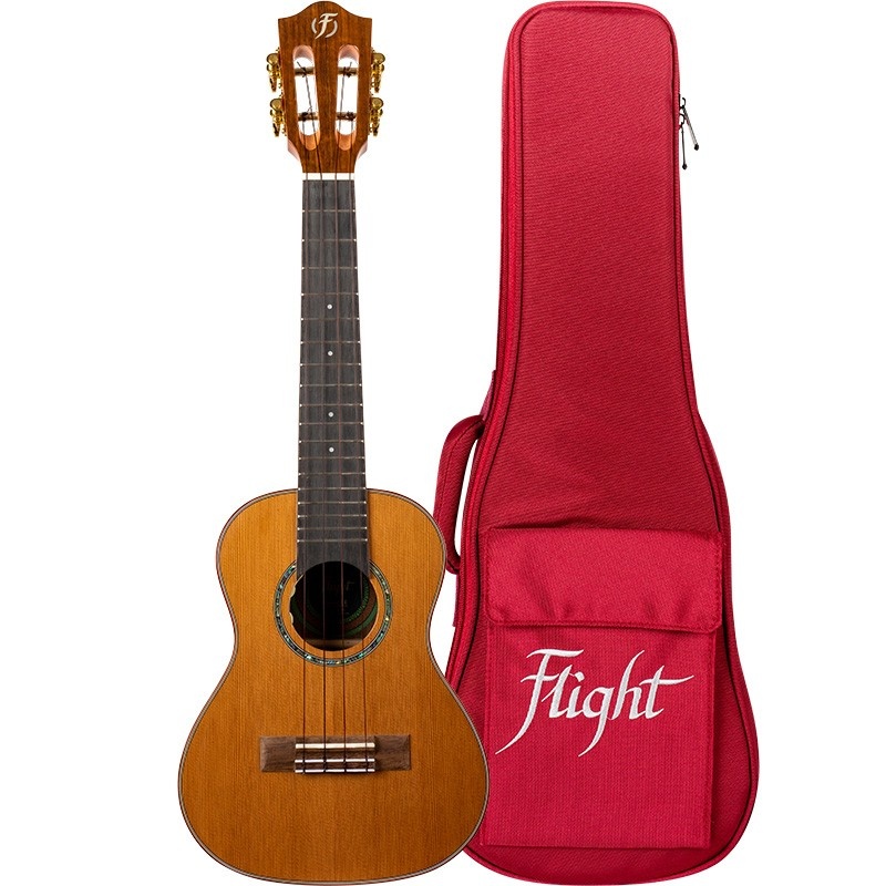 Flight DIANA C укулеле, концерт, SOLID TOP кедр, орех, натуральная, чехол в комплекте