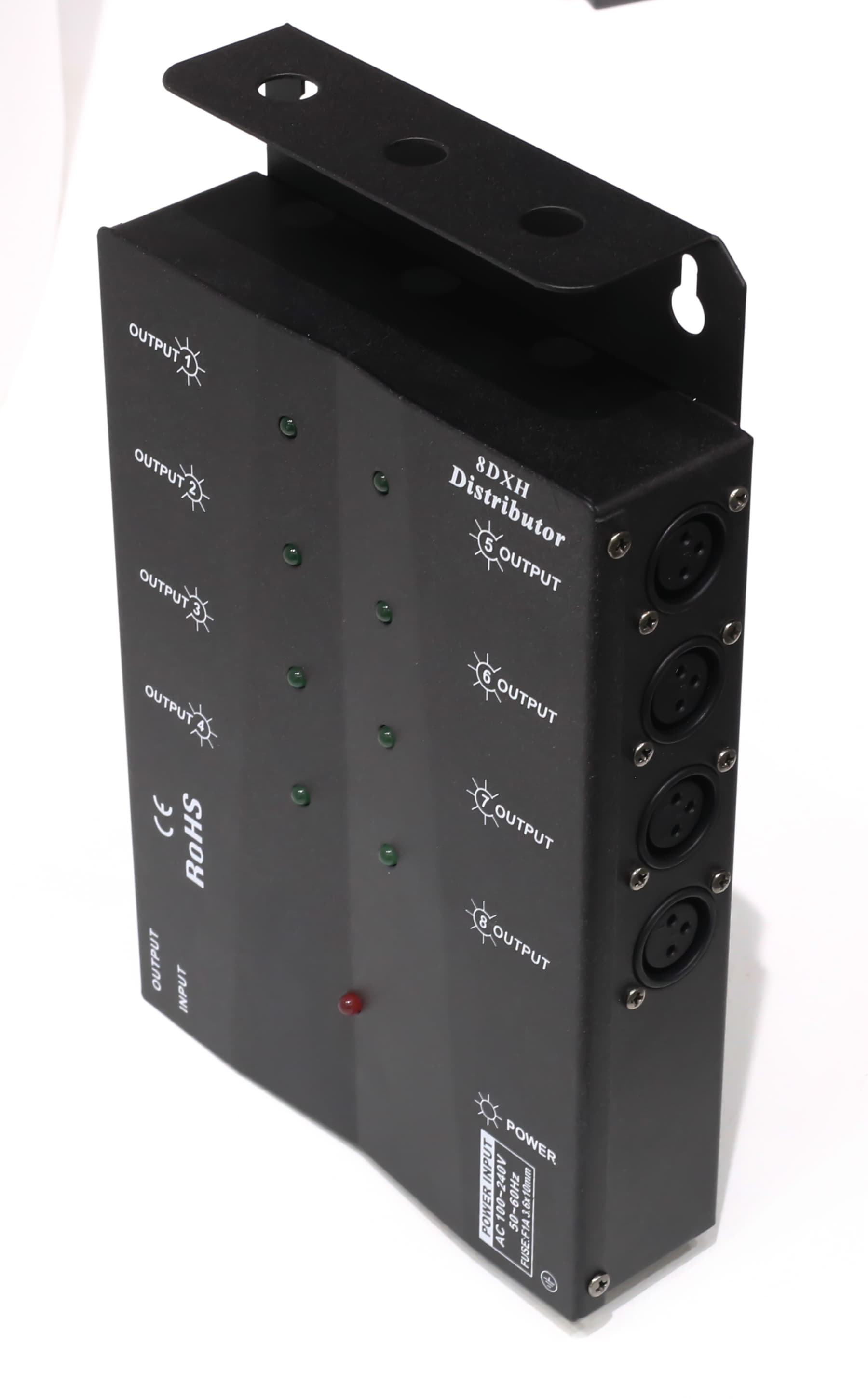 Anzhee DMX Splitter 8 оптический 8-канальный сплиттер DMX-сигнала Anzhee DMX Splitter 8. Сплиттер DM