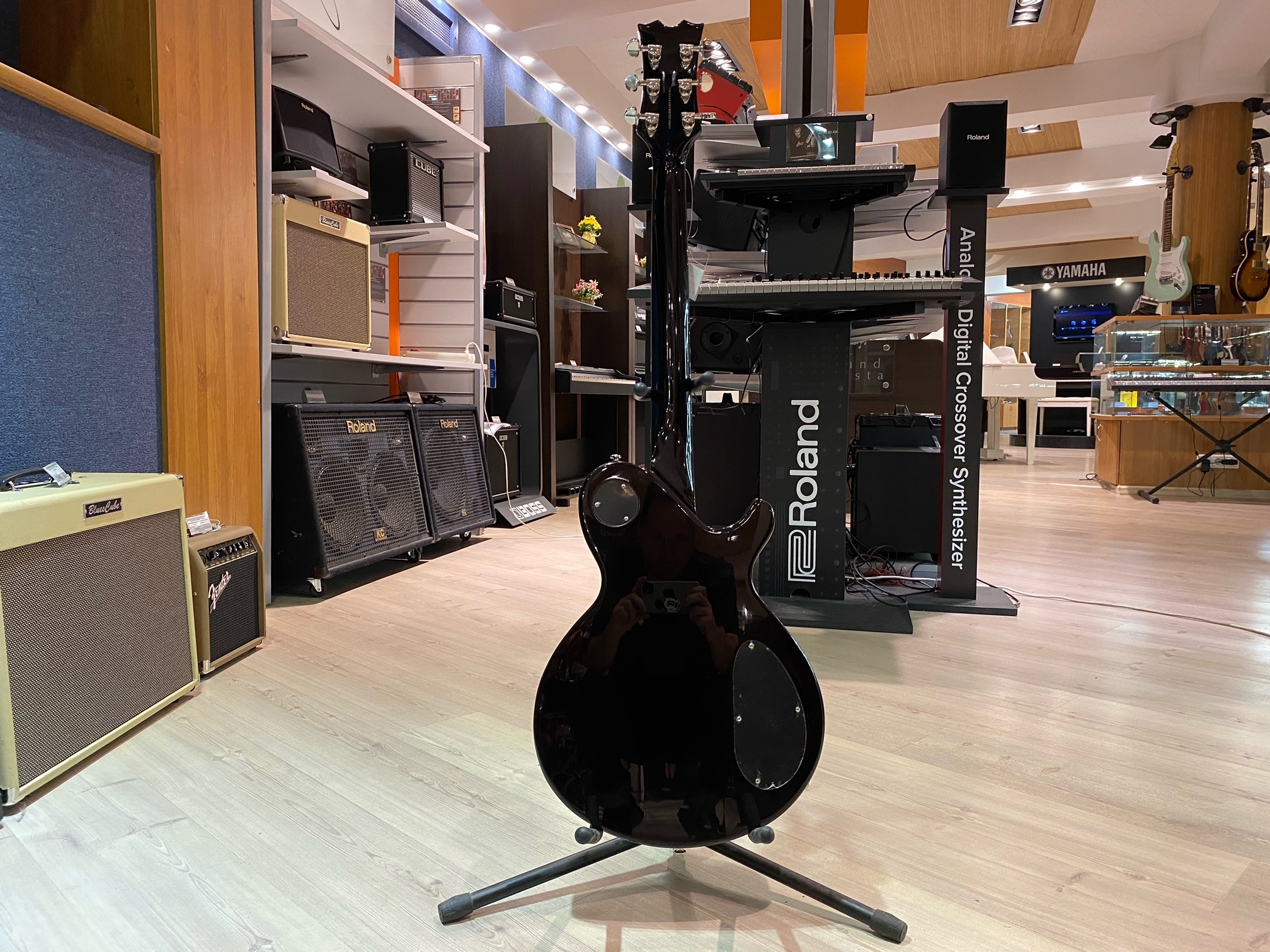 Dean Evo Special Select Quilt Tiger LH 2007 Korea электрогитара. Чехол в комплекте