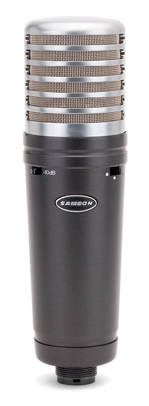 Samson MTR231A студийный конденсаторный микрофон. Диафрагма: двойная позолоченная 25 мм