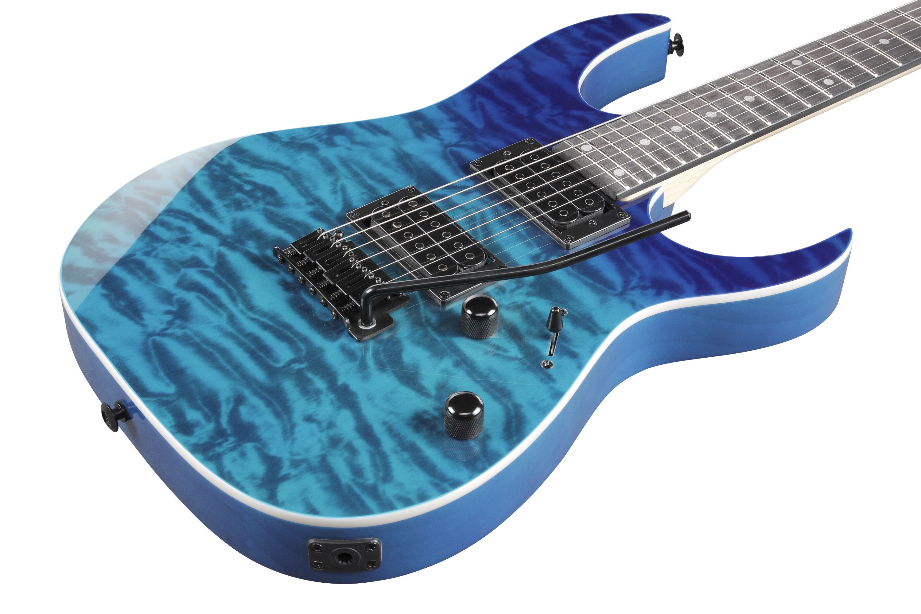 Ibanez GRG120QASP-BGD электрогитара, 6 струн, цвет - синий