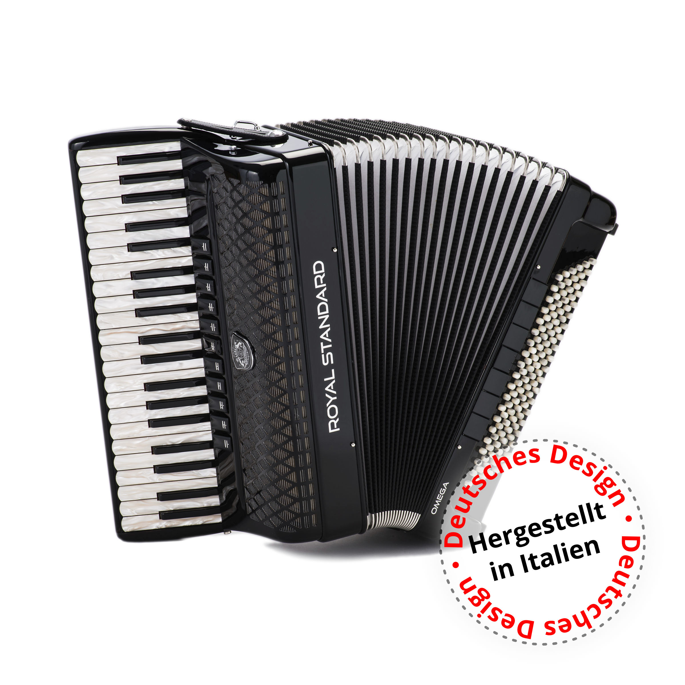 Royal Standard Omega BK 41/120-4/5-11+5 Piano accordion [de] аккордеон, кейс и ремни в комлекте