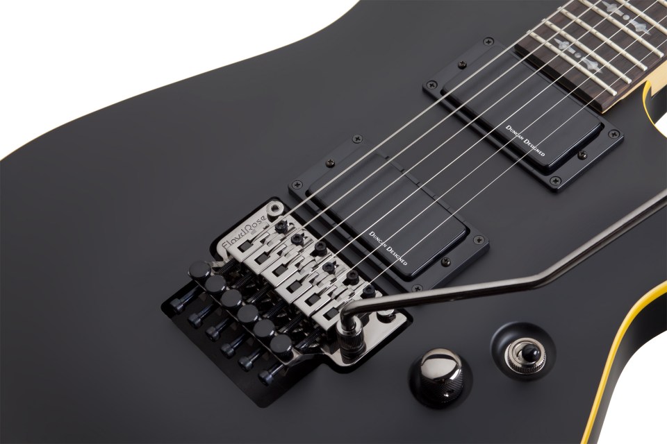 Schecter DEMON-6 ABSN гитара электрическая, 6 струн, корпус липа , гриф клен, лады 24X Jumbo