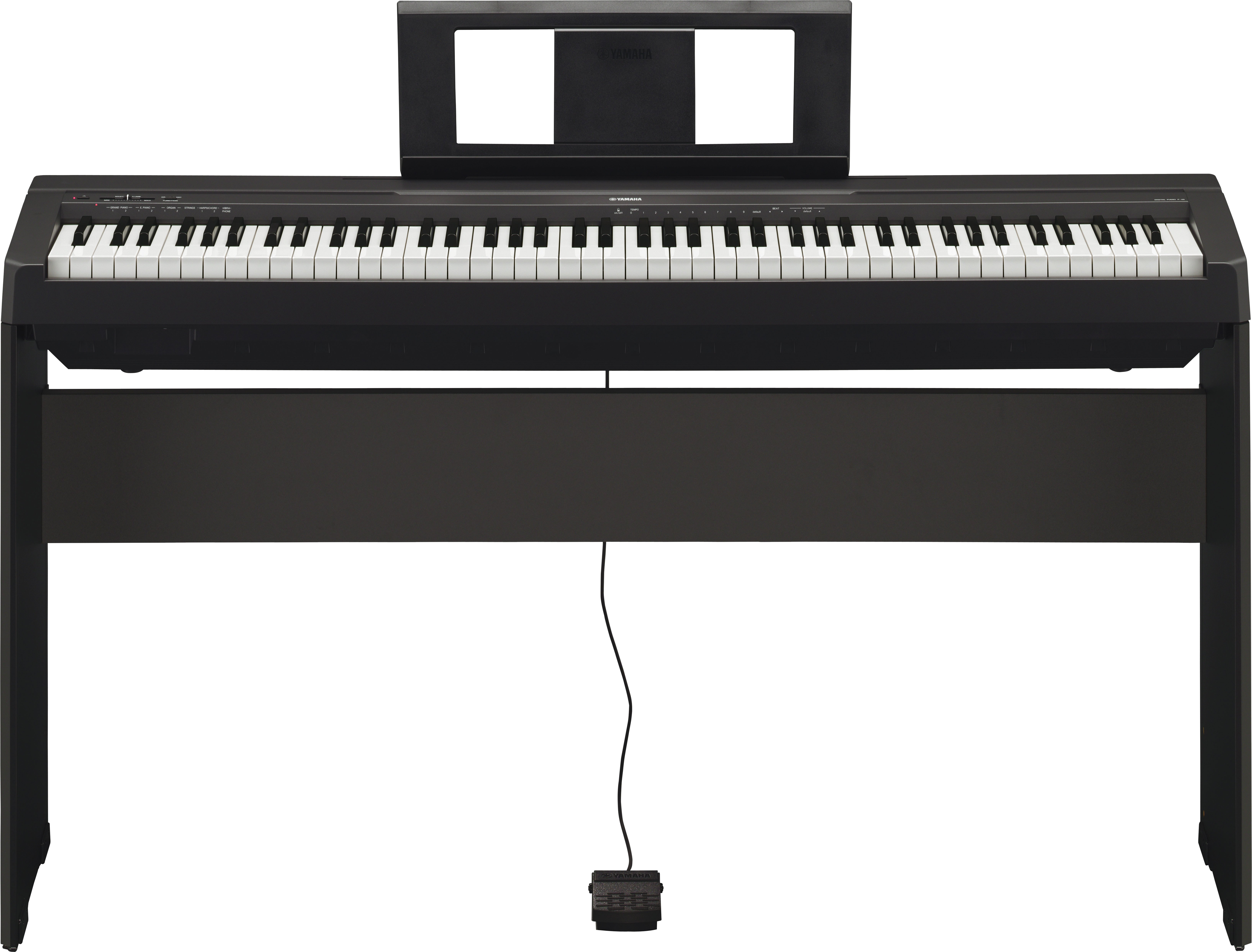 Yamaha P-45B SET цифровое пианино. Комплект: фирменный блок питания PA-150B и стойка L-85