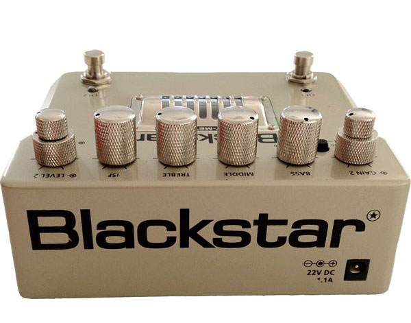 Blackstar HT-METAL гитарная 2х канальная ламповая педаль (лампа 1хЕСС83/12АХ7), дистошн "металл"