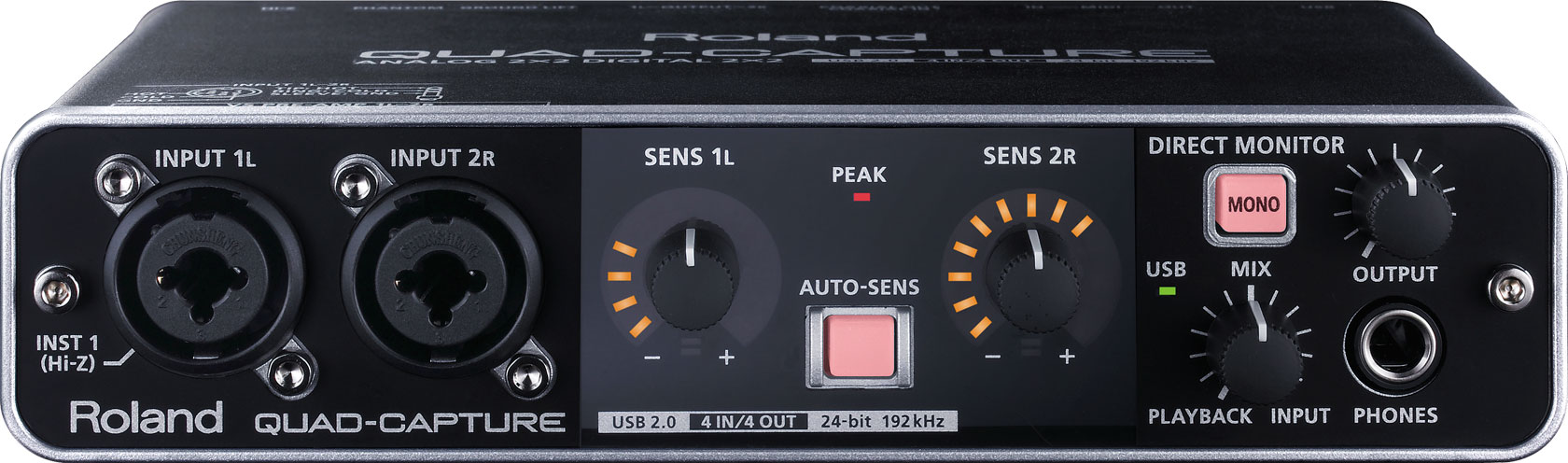 Roland UA-55 внешний аудиоинтерфейс USB (QUAD-CAPTURE)