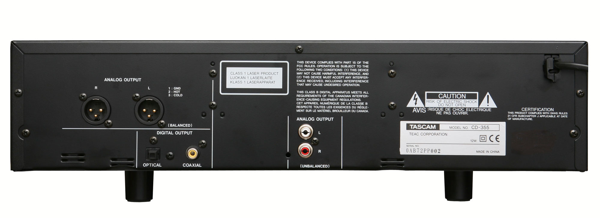 Tascam CD-355 профессиональный MP3/CD-плеер на 5 дисков