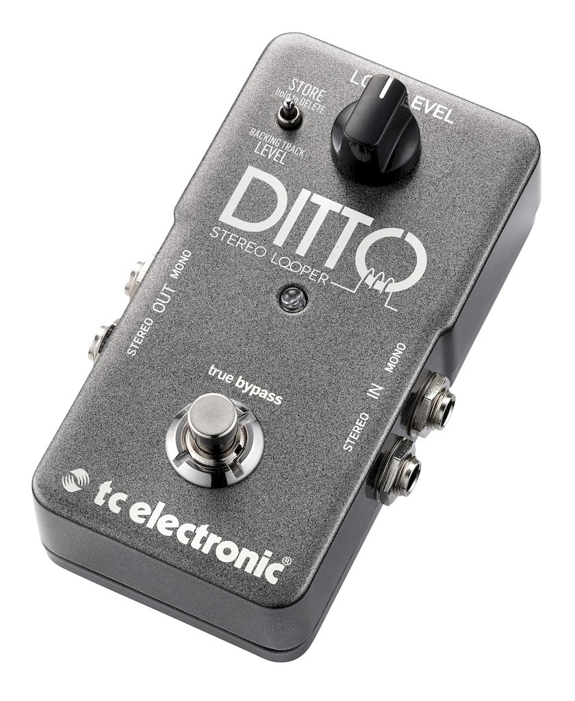 TC Electronic DITTO STEREO LOOPER педаль стерео лупер для гитары, запись до 5 минут 