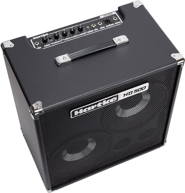 Hartke HD500 басовый комбоусилитель, 500 Вт, класс D, НЧ 2x10" HyDrive, 3-полосный эквалайзер