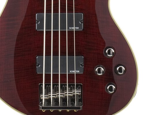 Schecter STILETTO EXTREME-5 BCH бас гитара, 5 струн, корпус: махагони w/Figured Maple, гриф:клён