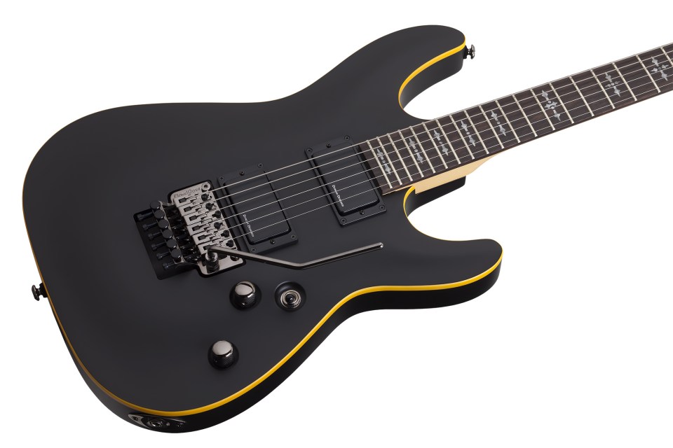 Schecter DEMON-6 ABSN гитара электрическая, 6 струн, корпус липа , гриф клен, лады 24X Jumbo