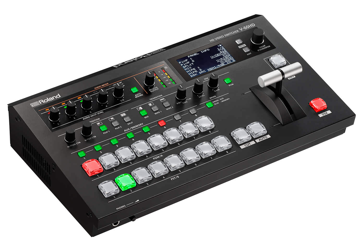 Roland V-60HD видеомикшер 6 ch. HD, SDI, HDMI I/O + Smart Tally, GPI, RS-232 & IP Control