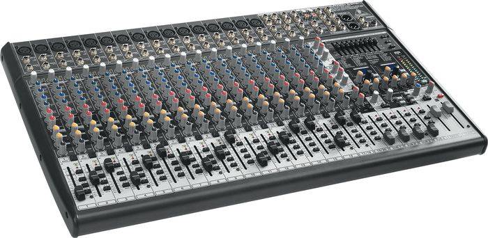 Behringer SX2442FX eurodesk 16 моно, 2 осн. и 2 доп. стерео-входа, 4 AUX, 4 подгруппы