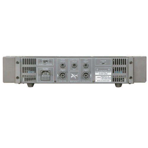 Park Audio PM 700-8 микшер-усилитель 4моно+2ст. Выходная мощность 350 Вт (канал, 8 Ом, 220 В)