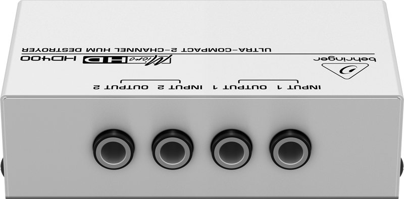 Behringer HD400 2-канальный подавитель сетевого фона и шумов/ пассивный DI-box