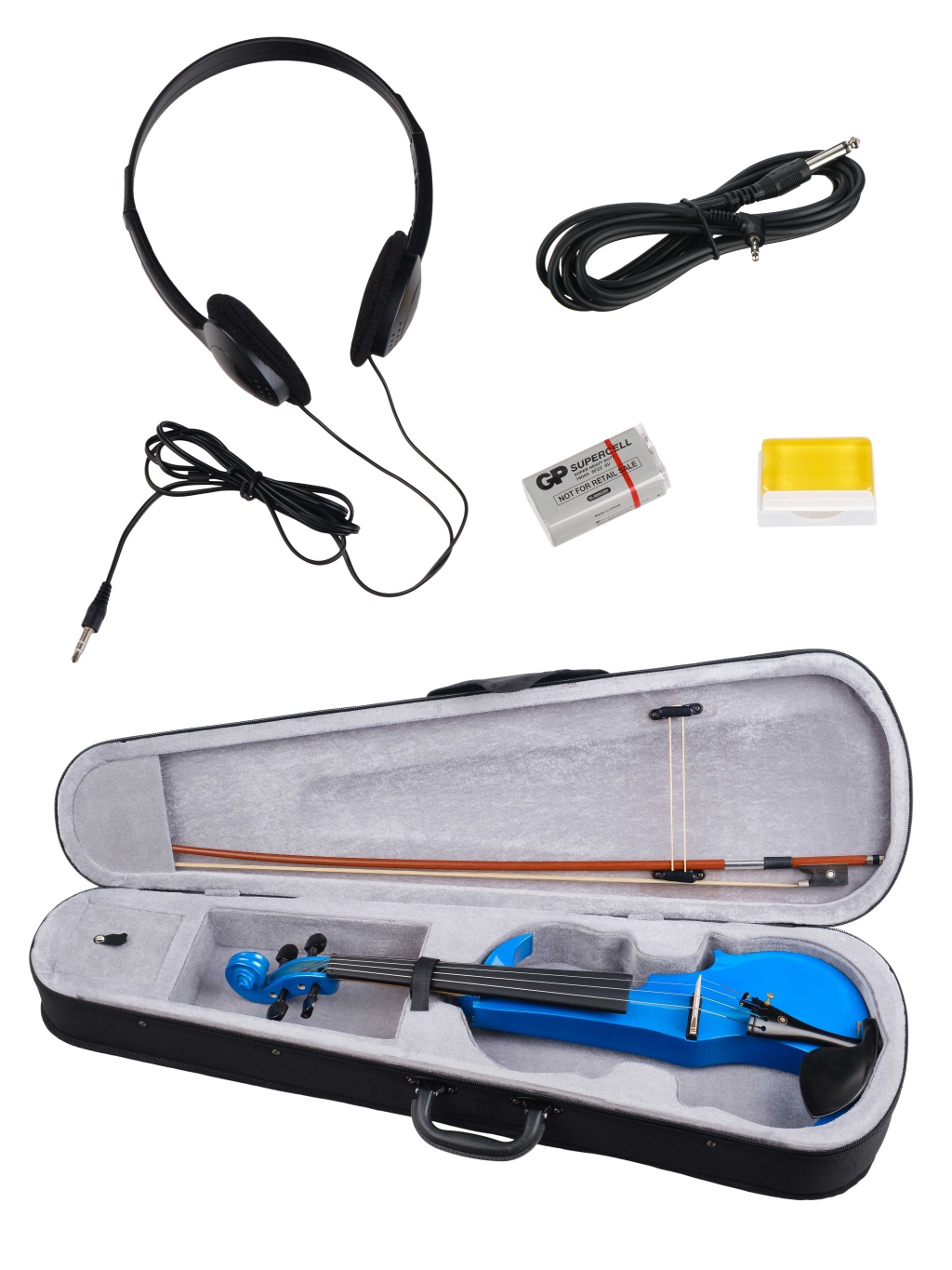 Foix HVE/HVE-06C электроскрипка, с футляром, смычком и наушниками
