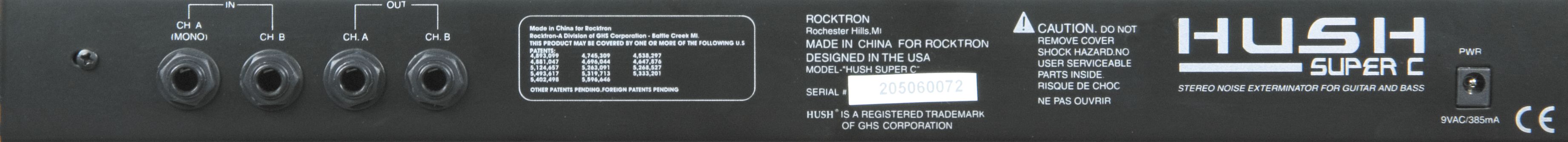 Rocktron HUSH SUPER C шумоподавитель рэковый