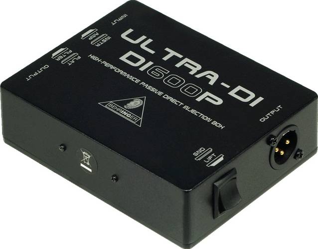Behringer DI600P пассивный DI-box с согласованием импеданса для прямого подключения инструментов