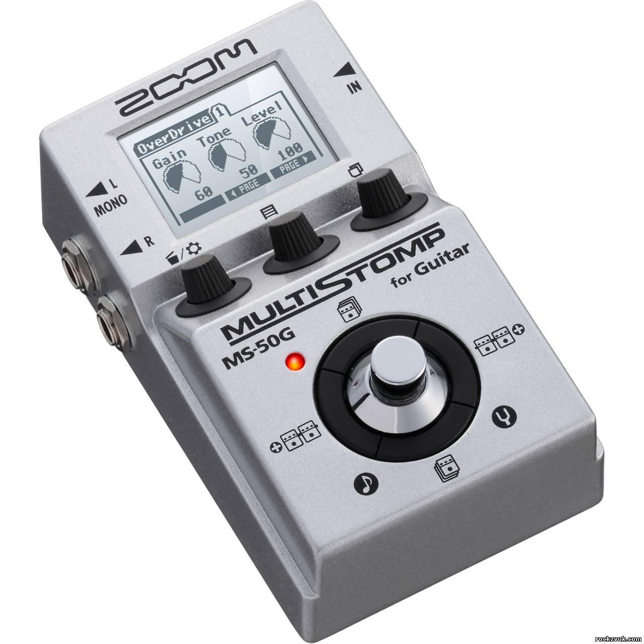 Zoom MS50G компактная мульти педаль эффектов для электрогитары