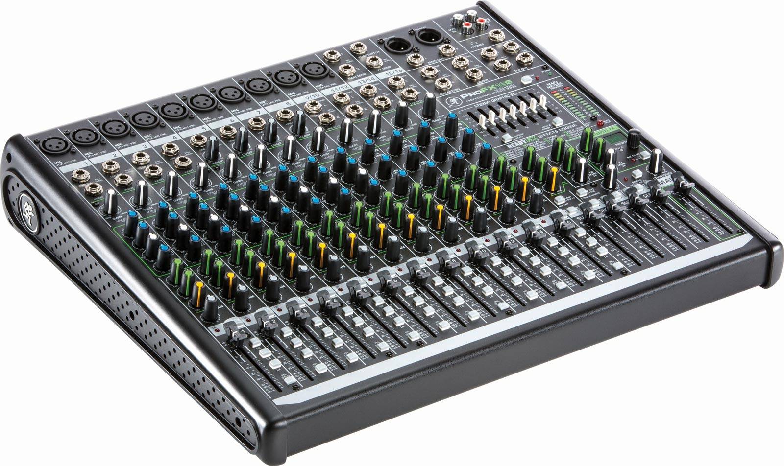 Mackie ProFX16v2 16-канальный микшер с процессором эффектов и USB для подключения к ПК