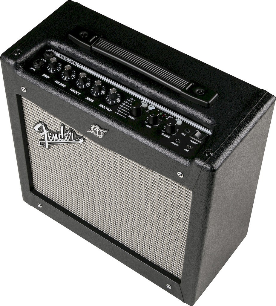 Fender MUSTANG I (V2) гитарный комбоусилитель, 20 Вт, 1x8`, 17 моделей усилителей, 24 эффекта